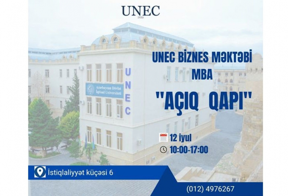 UNEC-in MBA proqramı ilə maraqlananlar üçün “Açıq qapı” keçirilib