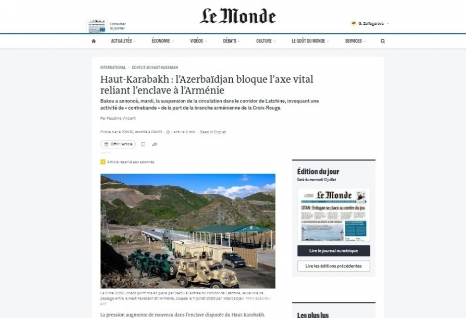 La respuesta dual del Comité Internacional de la Cruz Roja al periódico Le Monde
