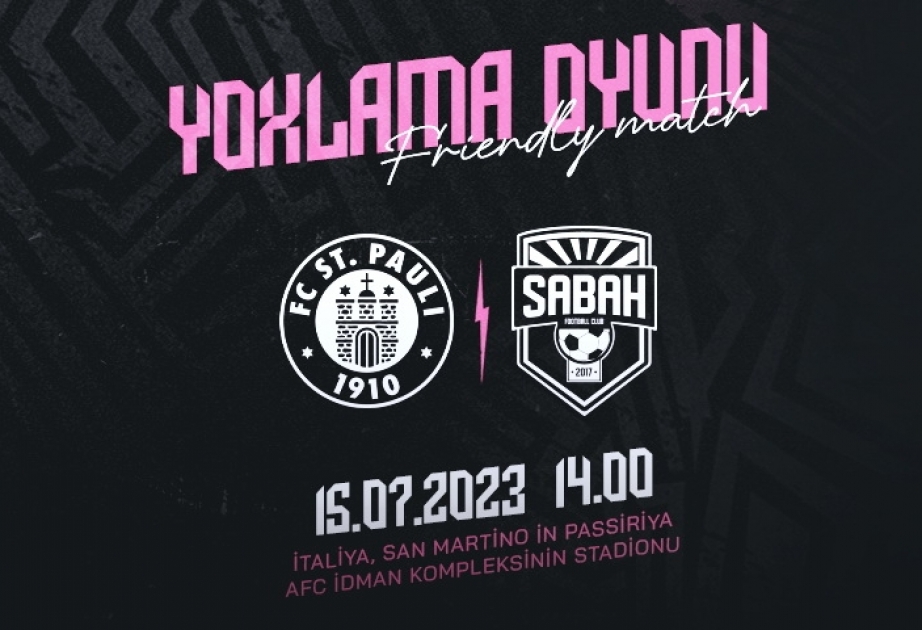 “Sabah” klubu növbəti yoxlama oyununda “Sankt-Pauli” ilə qarşılaşacaq