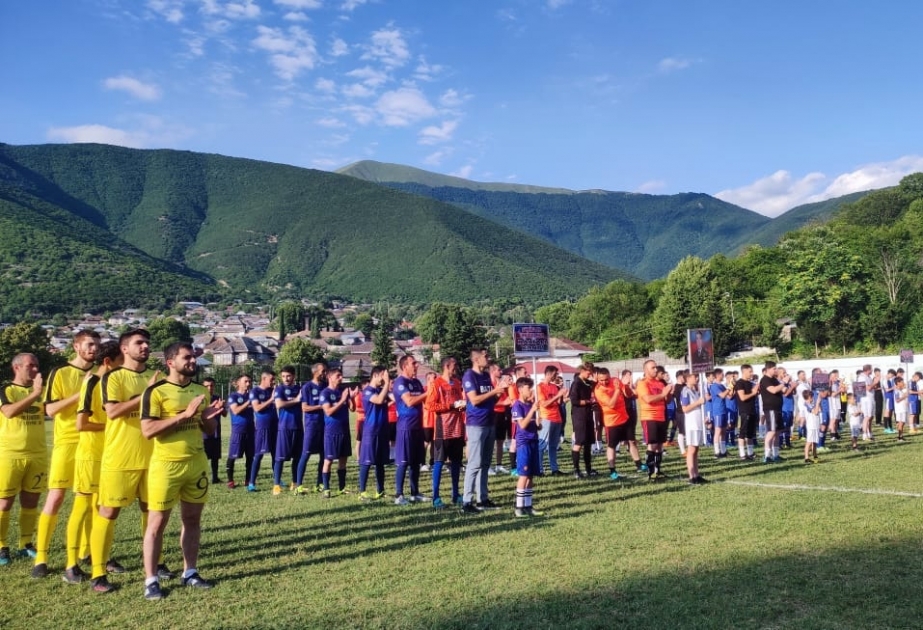 Şəkidə şəhidlərin xatirəsinə həsr olunan futbol turniri keçirilir