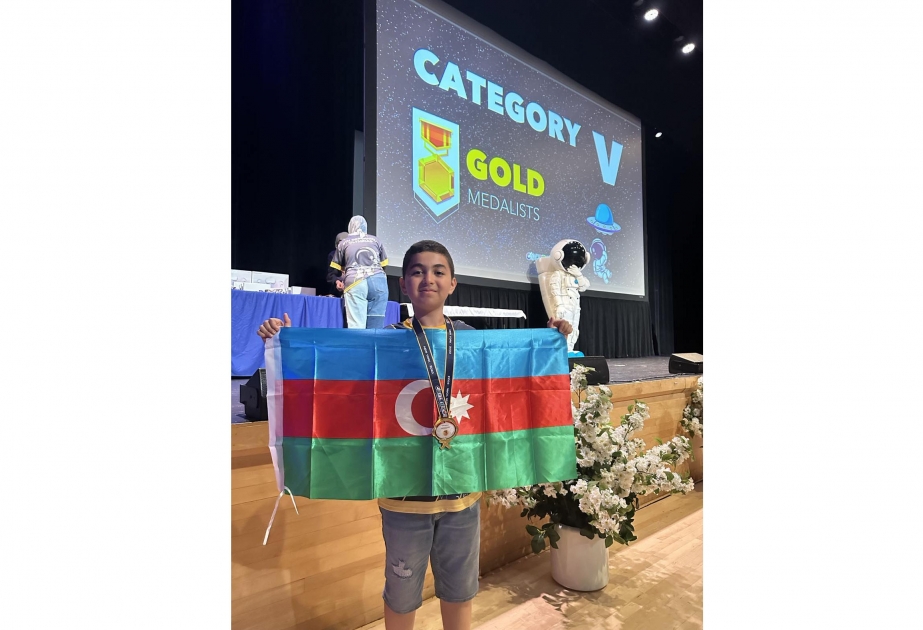 “Gənc istedadlar” liseyinin şagirdi ABŞ-da olimpiadada qızıl medal qazanıb