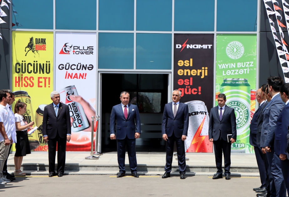®  “Cahan Holding”ə məxsus Qafqazda ən böyük enerji və sərinləşdirici içkilər zavodunun açılışı olub