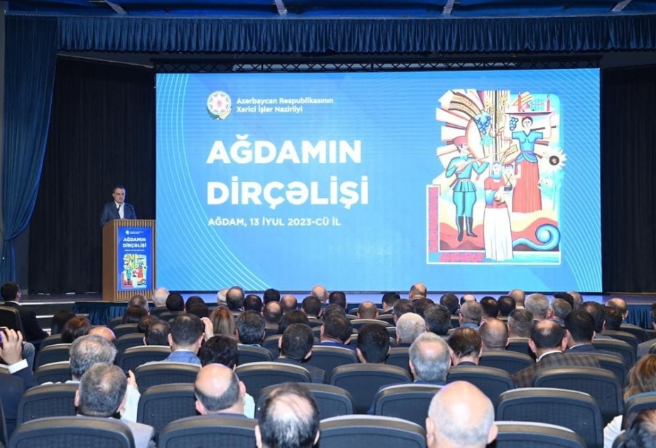 Diplomatik xidmət orqanları rəhbərlərinin müşavirəsi “Ağdamın dirçəlişi” adlı tədbirlə yekunlaşıb