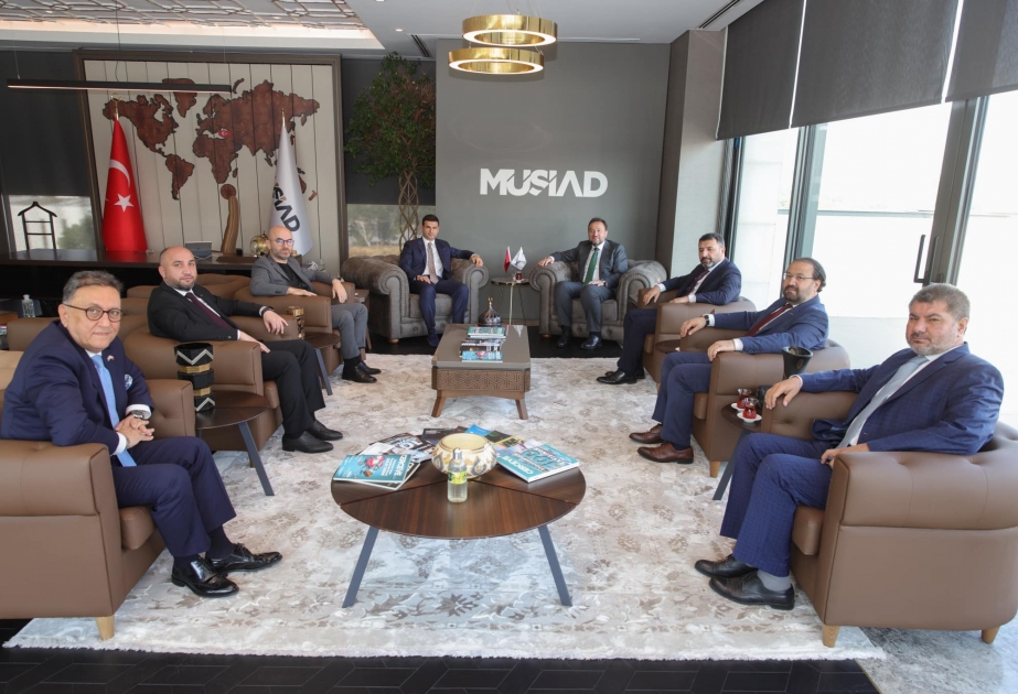 MÜSİAD ilə əməkdaşlıq çərçivəsində görülən işlər müzakirə edilib