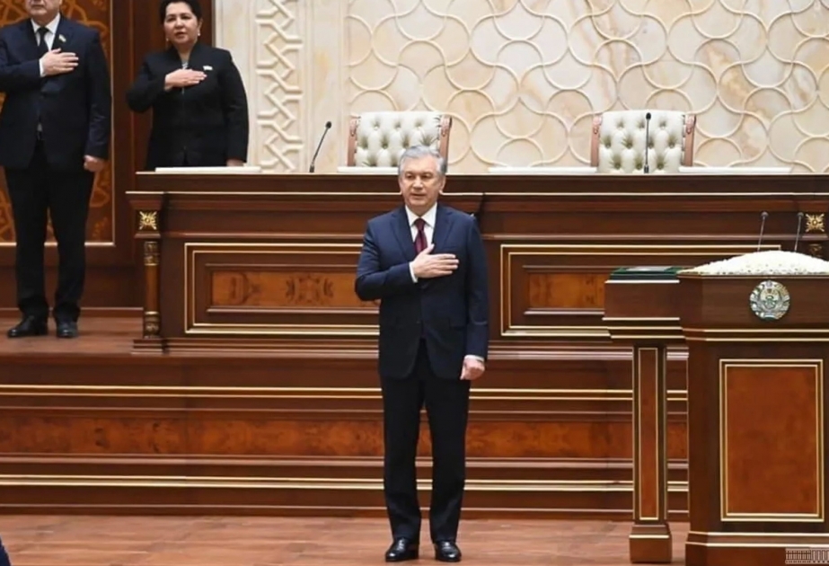 Shavkat Mirziyoyev sworn in as Uzbek president