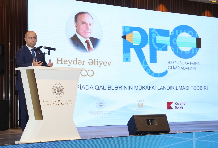 Respublika fənn olimpiadaları qaliblərinin mükafatlandırılması mərasimi keçirilib