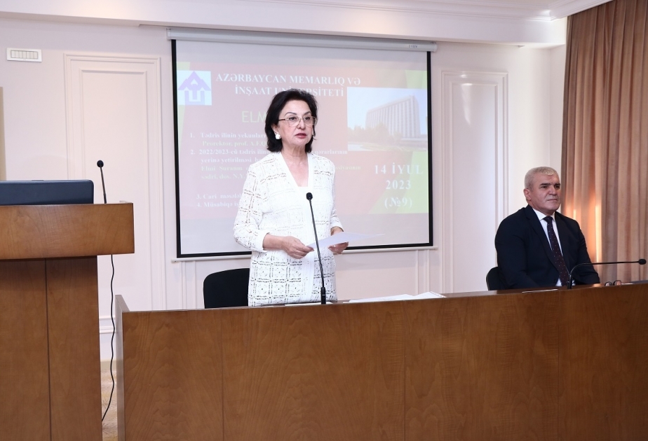 AzMİU Elmi şurasının 2022/2023-cü tədris ili üzrə son iclası keçirilib