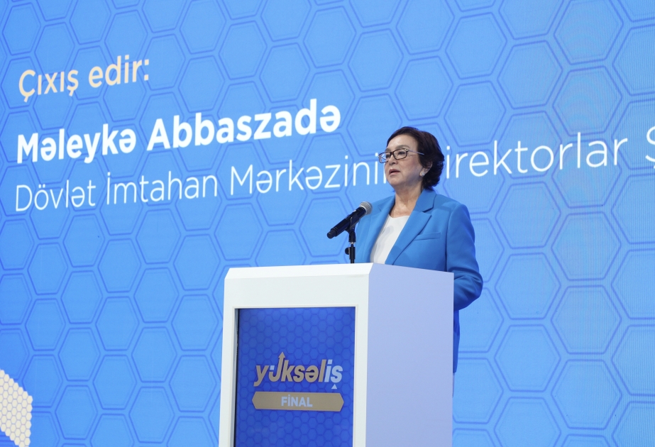 Məleykə Abbaszadə: Bu gün Azərbaycanda gənclər üçün bütün imkanlar mövcuddur
