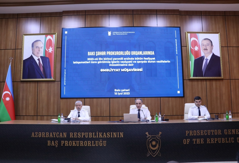 Cari ilin birinci yarısında Bakı şəhəri üzrə törədilən cinayətlərin 88,5 faizinin açılması təmin olunub