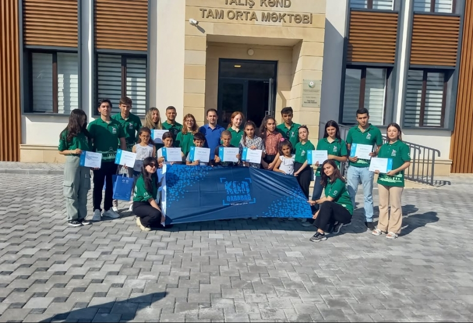 Qayıdış könüllüləri Talış kəndində “Kod Qarabağ” intellektual oyunu keçirib