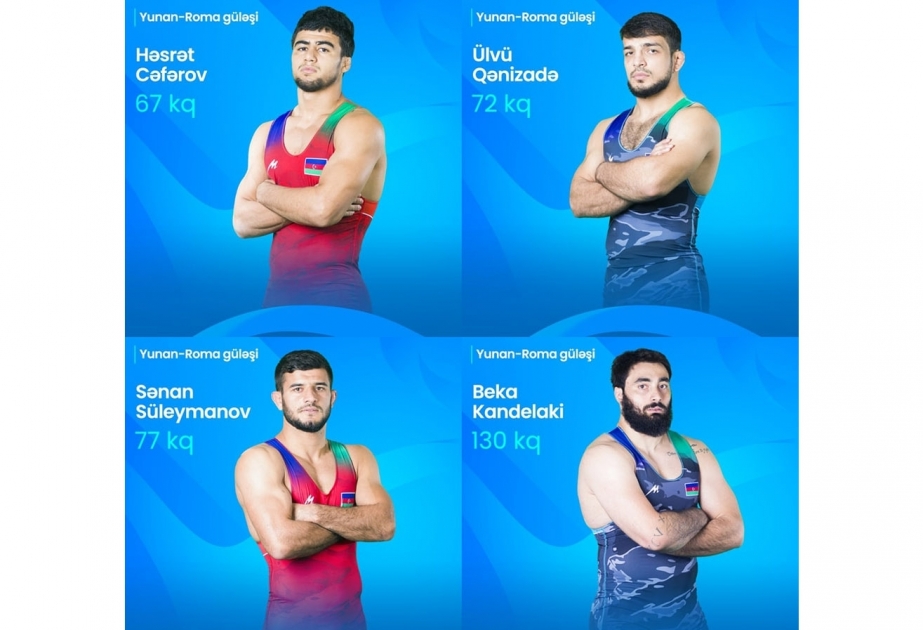 Azerbaijan national Greco-Roman wrestling team wins Budapest Ranking Series