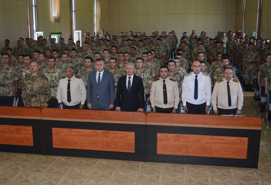 Hərbi Prokurorluq Daxili Qoşunlarla birgə Ulu Öndərin 100 illik yubileyi münasibətilə tədbir keçirib