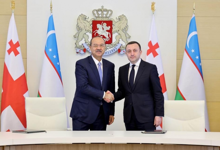 Gürcüstan və Özbəkistanın hökumət rəhbərləri Orta dəhlizin inkişaf perspektivlərini müzakirə ediblər