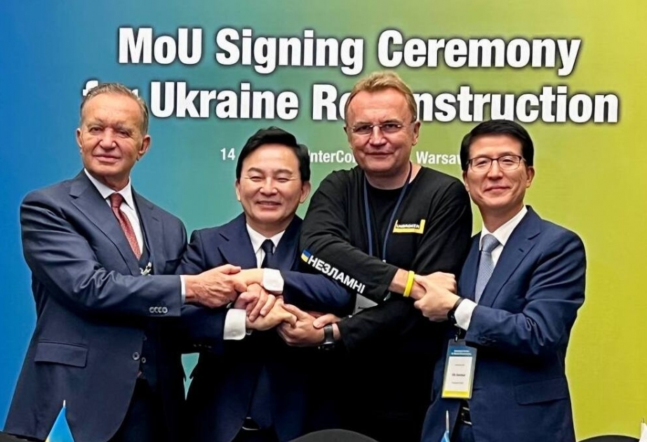 “Onur Group” və “Samsung” Ukraynanın bərpası üzrə saziş imzalayıb
