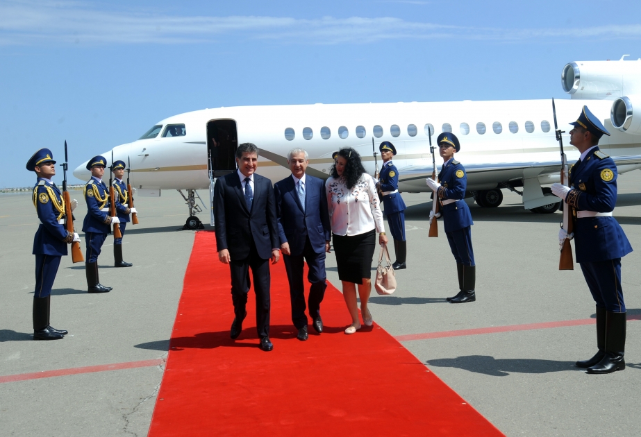 Le président du Kurdistan irakien entame une visite de travail en Azerbaïdjan