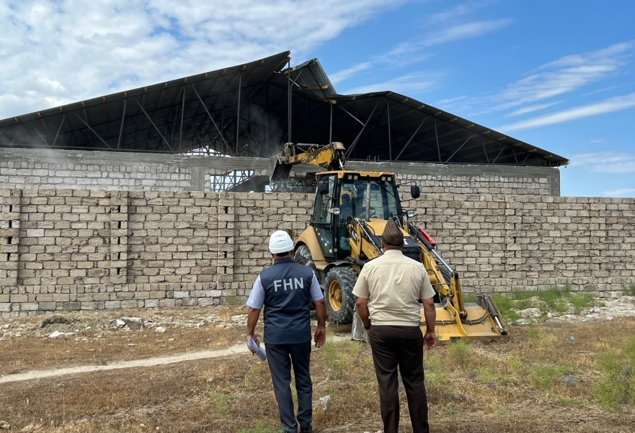 Fövqəladə Hallar Nazirliyi qanunsuz tikintilərin qarşısını alıb