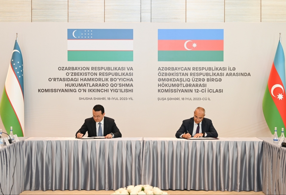 Azərbaycan-Özbəkistan İnvestisiya Şirkətinin yaradılmasına dair sənəd imzalanıb