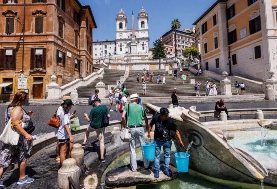 Romada havanın temperaturunda rekord göstərici qeydə alınıb
