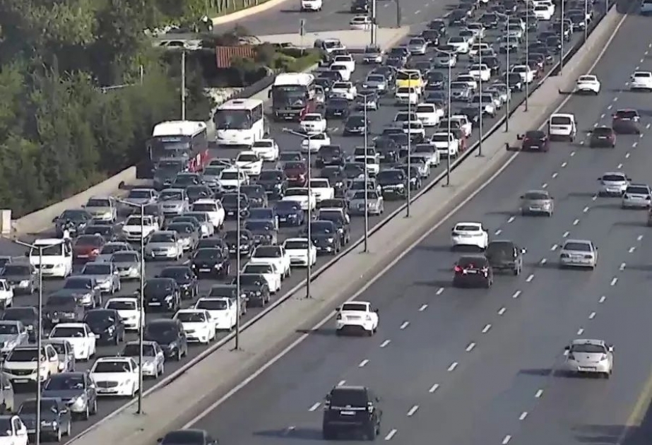 Bakıda hazırda sıxlıq müşahidə edilən yollar