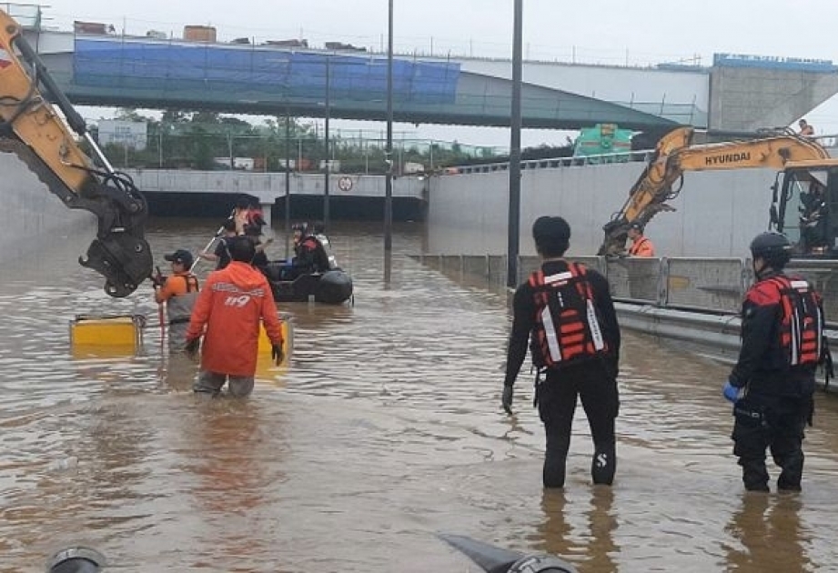 Le président sud-coréen désigne 13 zones sinistrées spéciales après les pluies torrentielles