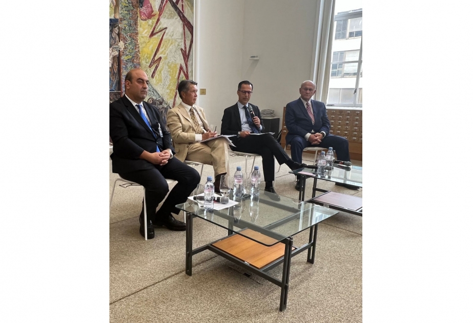 UN office at Geneva hosts presentation of "100 moments of Heydar Aliyev`s life" book