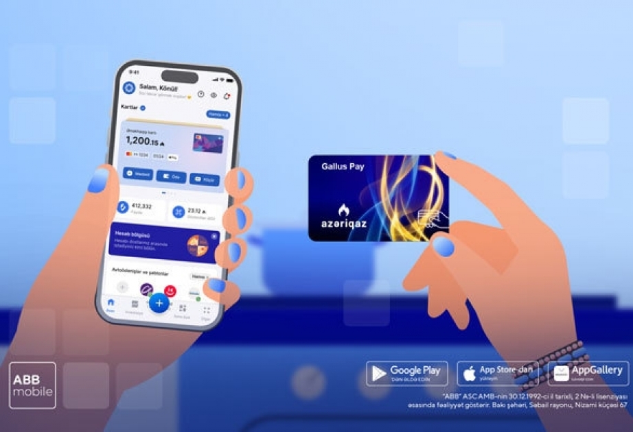 ®  Бесконтактные платежи «Азеригаз» теперь также на ABB mobile