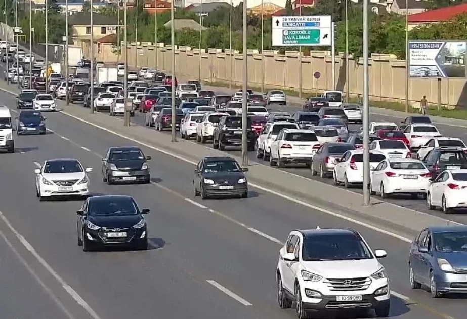 Bakıda hazırda sıxlıq müşahidə edilən yollar