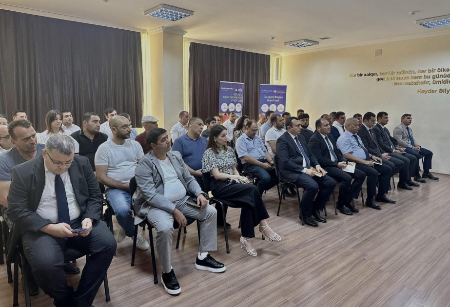 Gəncədə sahibkarlarla görüş keçirilib