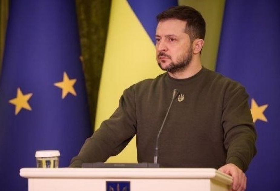 Volodímir Zelenski agradeció al Presidente de Azerbaiyán su apoyo a Ucrania