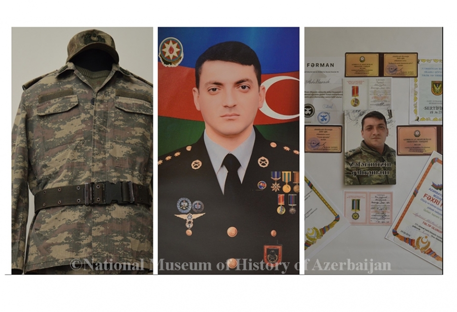 Şəhid Həsənağa Abdullazadənin şəxsi əşyaları Tarix Muzeyinə təqdim olunub