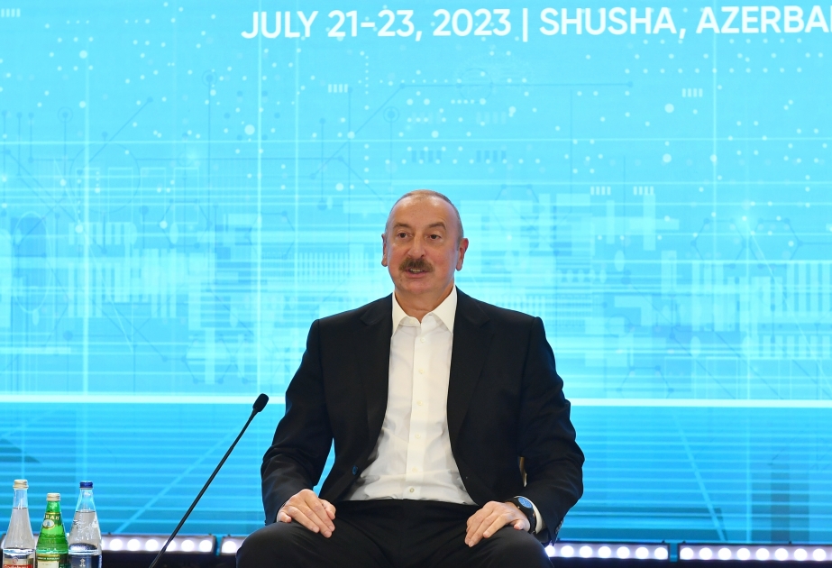 Le président Ilham Aliyev : Le Global Media Forum de Choucha est un grand événement pour l’Azerbaïdjan et la région du Karabagh