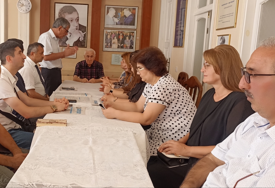 Rəsul Rzanın ev-muzeyində Milli Mətbuat Günü ilə əlaqədar tədbir keçirilib