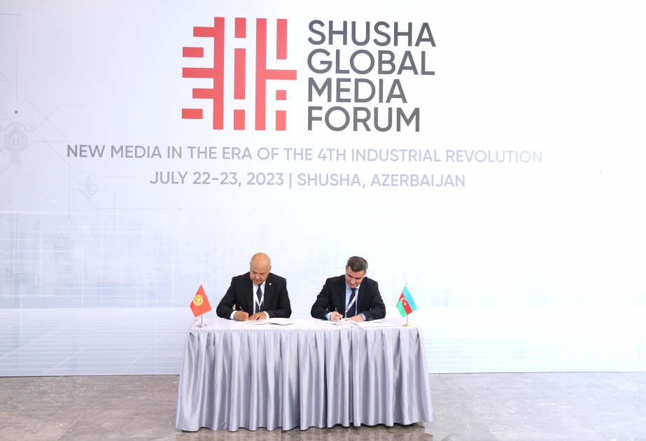 Şuşa Forumu çərçivəsində “ARB 24” telekanalı ilə Qırğızıstan televiziyası arasında memorandum imzalanıb