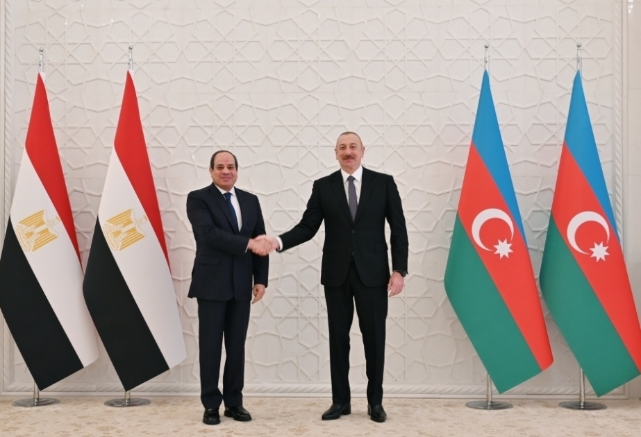 Präsident Ilham Aliyev: Aserbaidschanische und ägyptische Völker sind durch traditionelle Freundschaftsbeziehungen miteinander verbunden