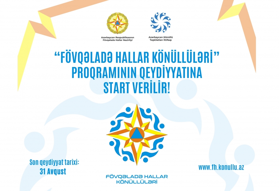 “Fövqəladə hallar könüllüləri” proqramına başlanılıb