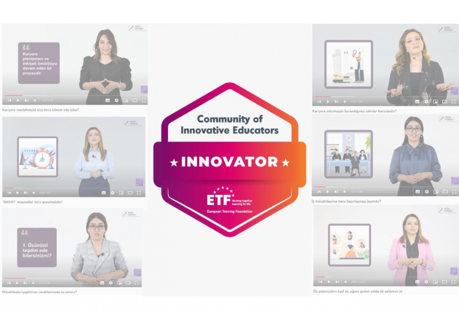 Karyera məsləhəti təlim videoları “İnnovator” nişanı ilə təltif edilib