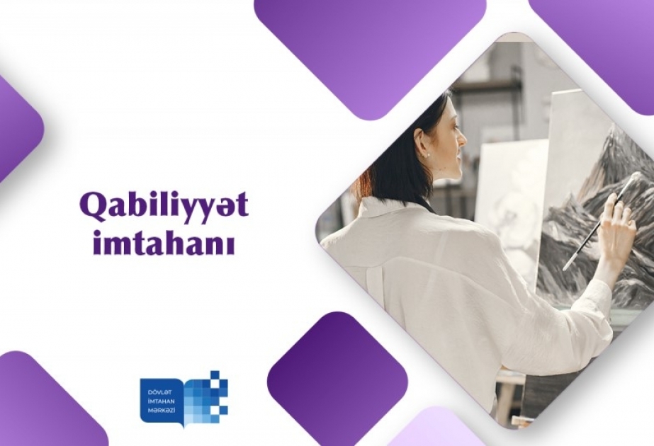Təsviri incəsənət müəllimliyi ixtisası üzrə Gəncə şəhərində qabiliyyət imtahanı verən abituriyentlərin nəzərinə