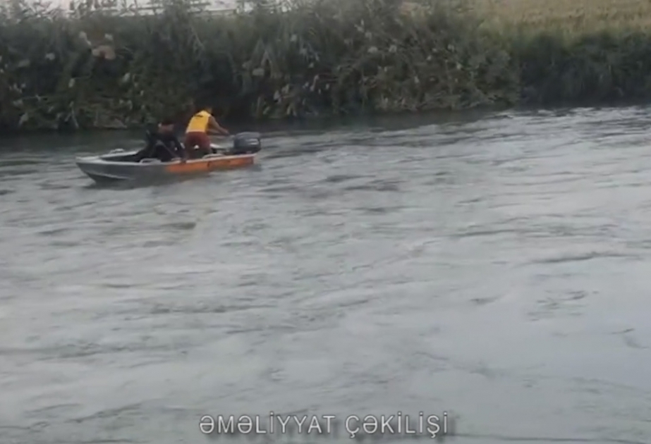 Su kanalında batması ehtimal olunan şəxsin axtarışları davam etdirilir VİDEO