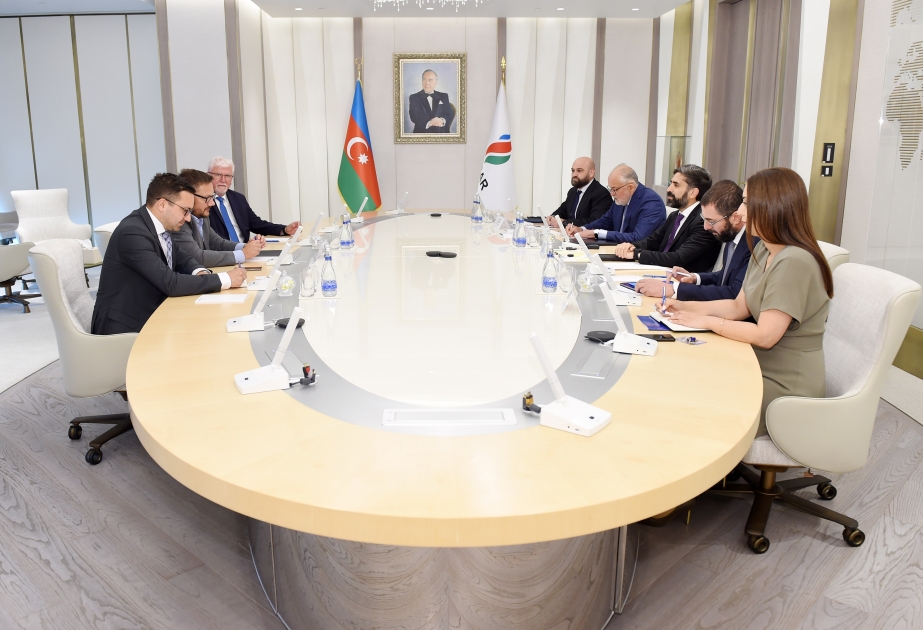 SOCAR-ın prezidenti Macarıstanın “MOL Group” şirkətinin vitse-prezidenti ilə görüşüb