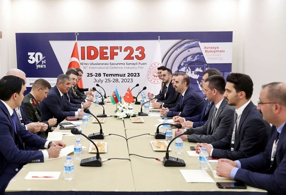 Azerbaijan Defense Ministry's leadership participated in the opening ceremony of IDEF‘23