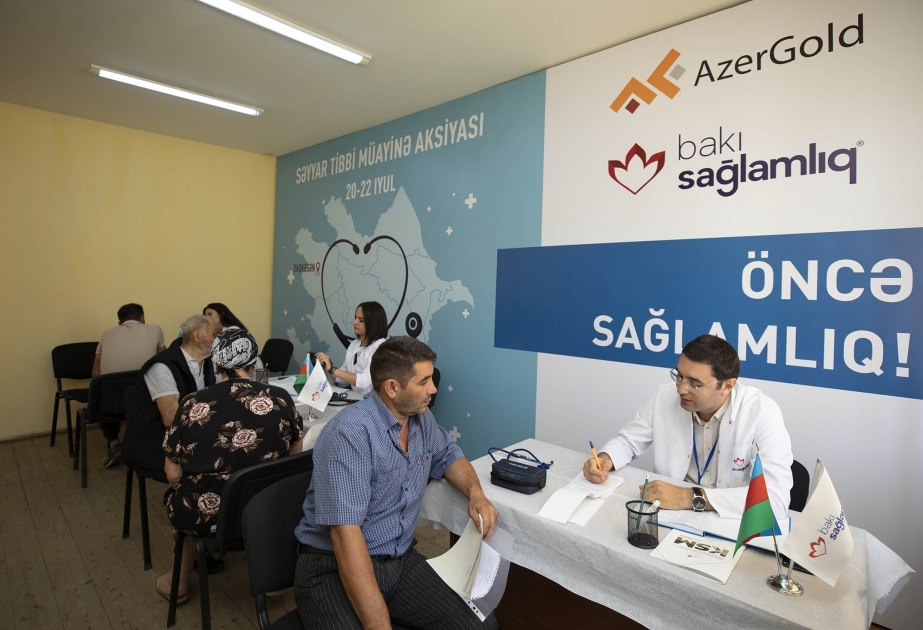 Завершилась очередная акция по медосмотру, организованная ЗАО «AzerGold» в Дашкесане