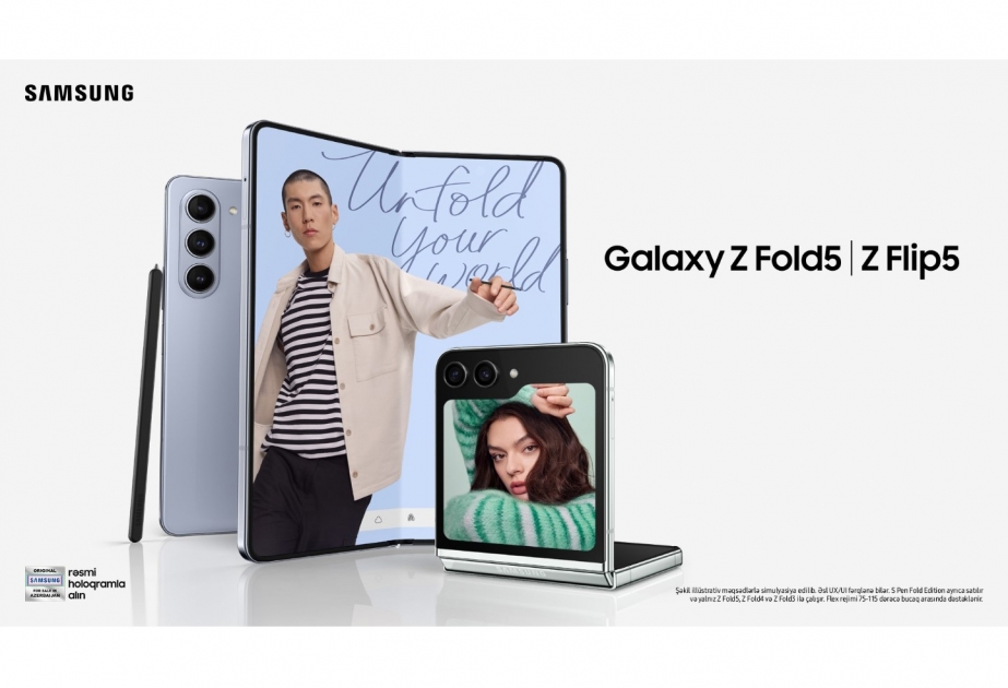 ®  SAMSUNG Galaxy Z Flip5 və Galaxy Z Fold5: Güzəştsiz Çeviklik və Universallıq