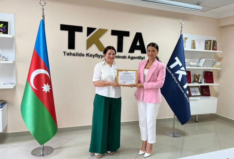 Qeyri-formal və informal təhsilin tanınması üzrə ekspertlərə sertifikat təqdim edilib