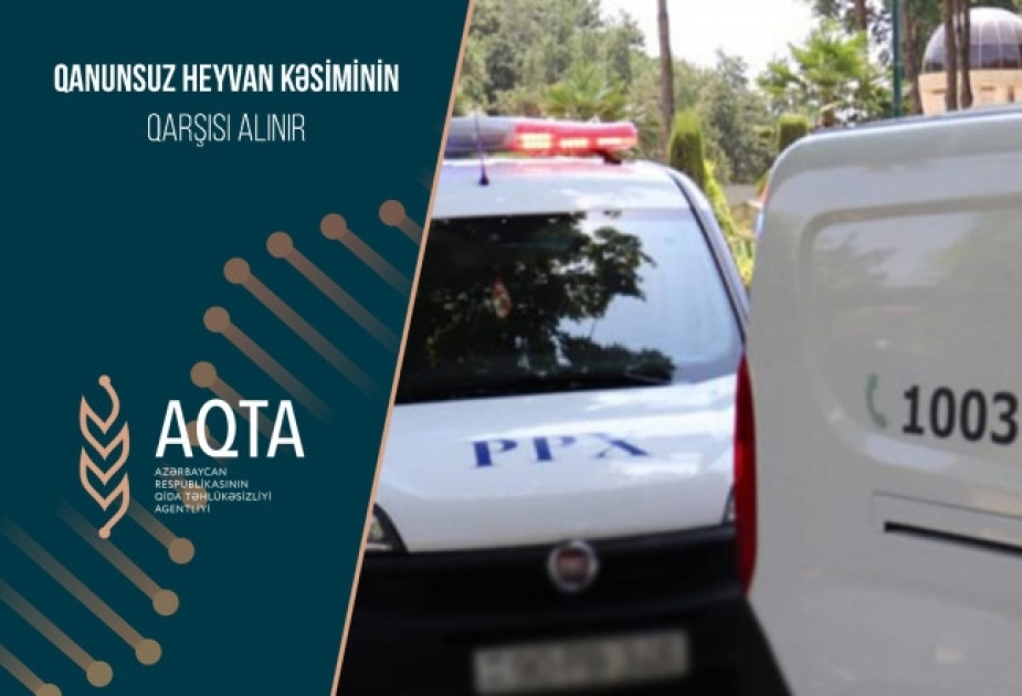 On altı heyvan kəsimi və ət satışı məntəqəsi ilə bağlı tədbir görülüb