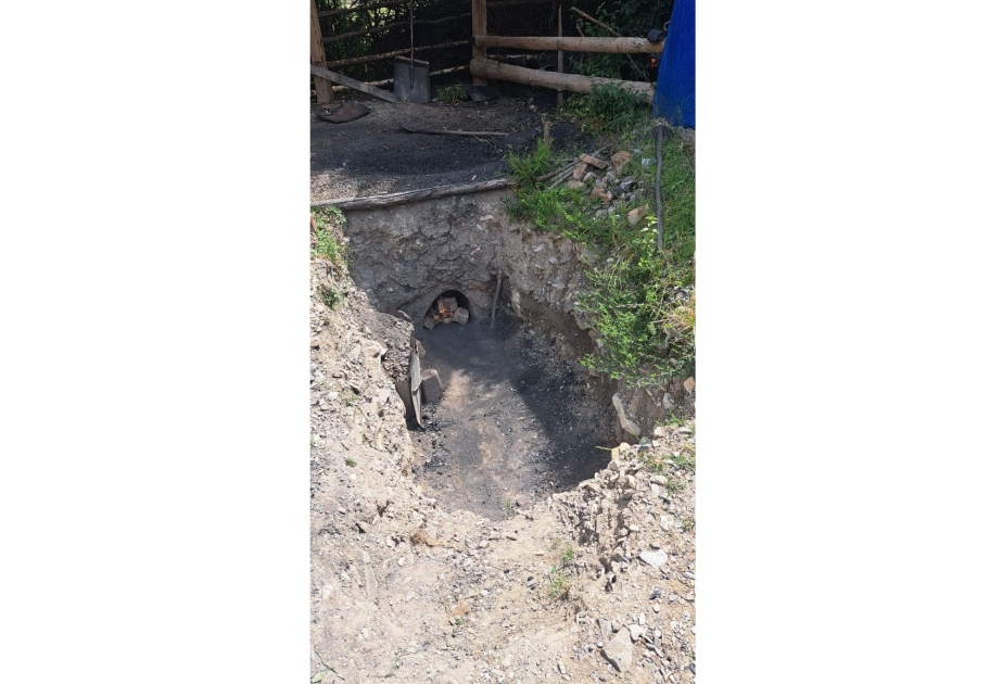 Şəkidə qanunsuz kömür istehsal edilən quyu aşkarlanıb