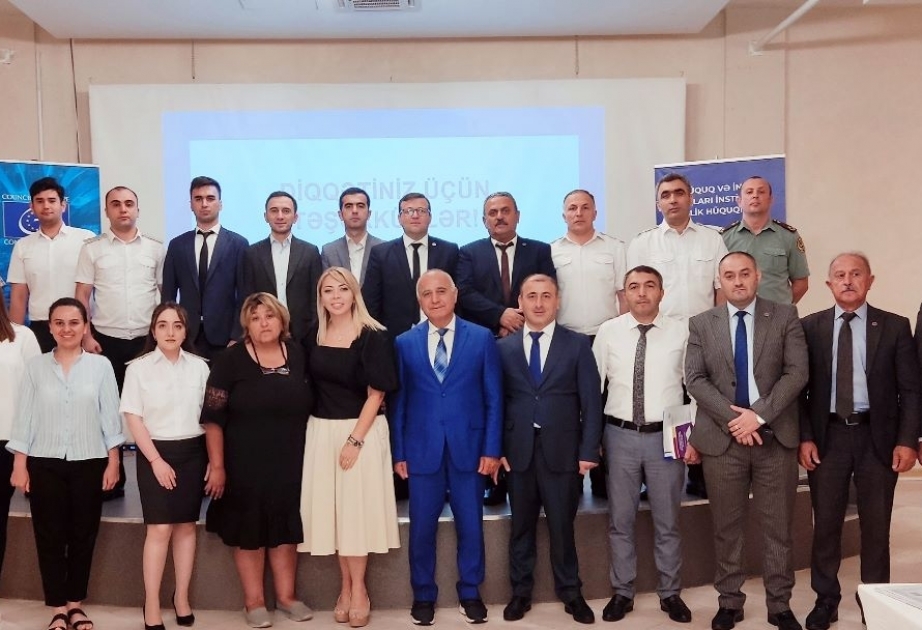 Avropa Şurası ilə əməkdaşlıq çərçivəsində növbəti təlim Şəki şəhərində keçirilib