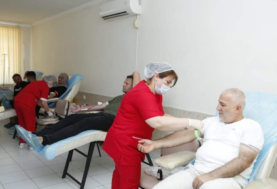 Şirvanda qanvermə aksiyası təşkil edilib