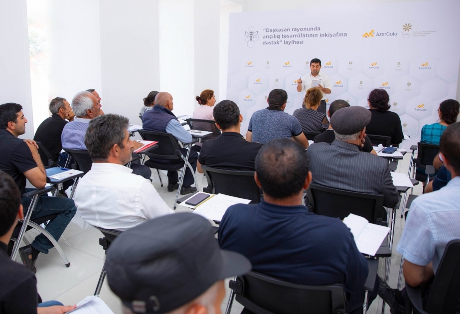 Daşkəsən arıçıları balsüzümü mövsümü ilə əlaqədar təlimlərə cəlb edilib