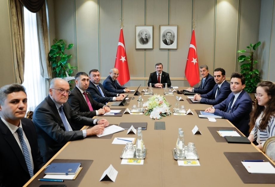 La delegación de Azerbaiyán mantuvo una serie de reuniones en Türkiye