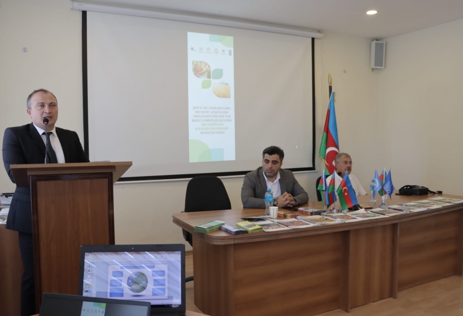 Fermerlər iqlim dəyişikliyinə uyğunlaşma mövzusunda maarifləndirilib